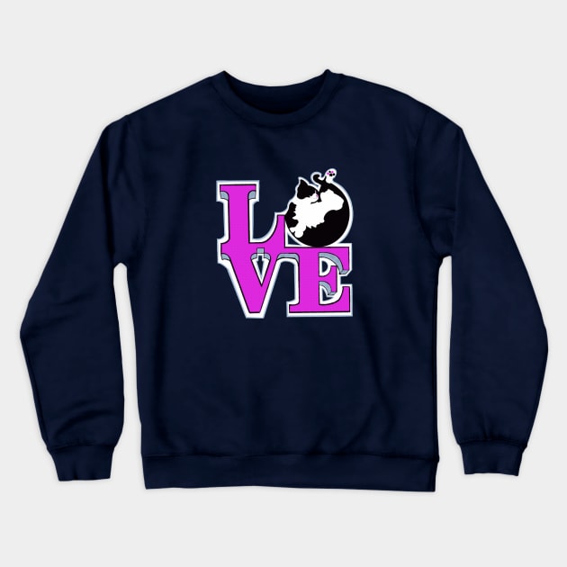 Love Cats Crewneck Sweatshirt by TAP4242